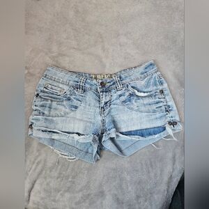 Casual Light Blue Denim Shorts for Women